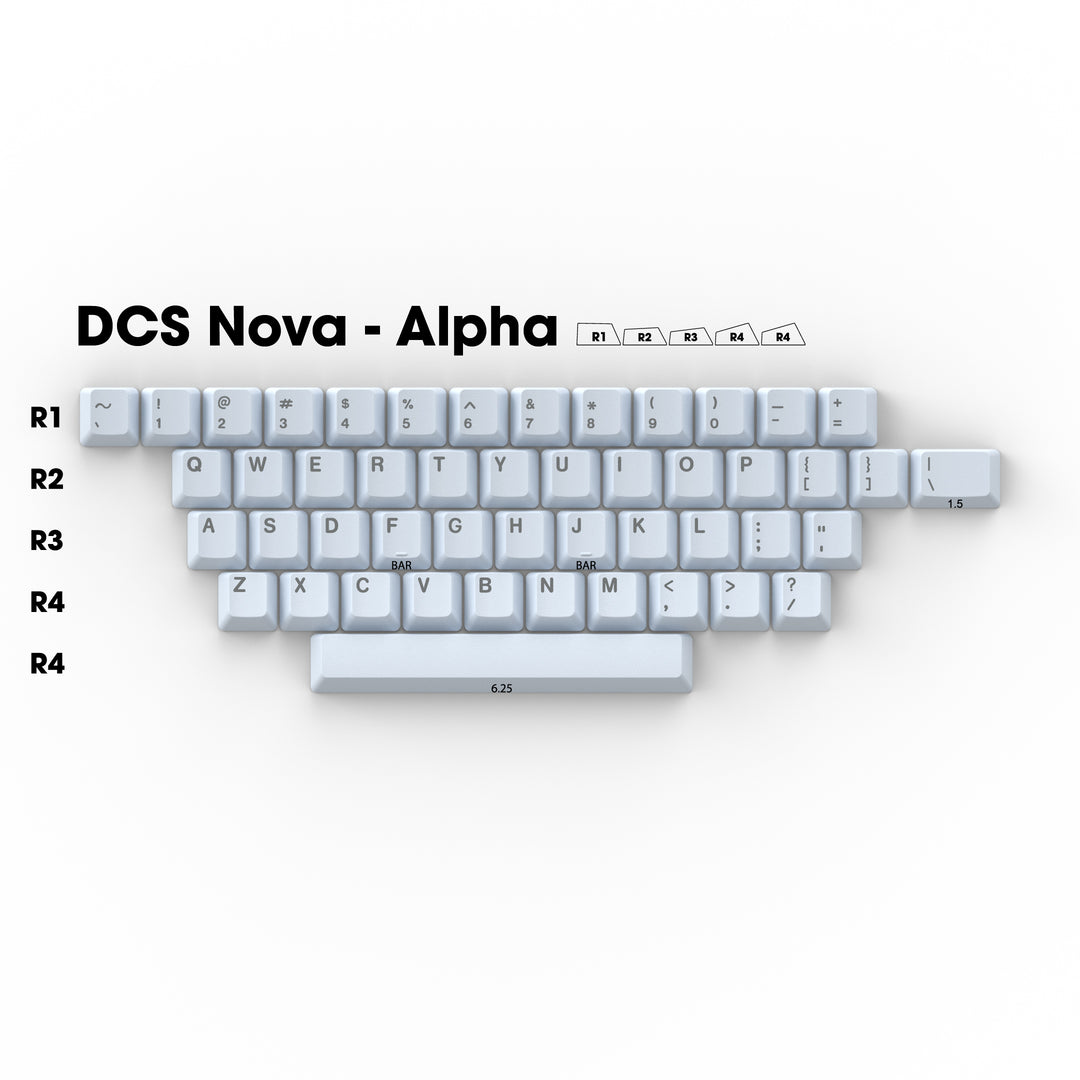 DCS "Nova" White Alpha - Doubleshot Set