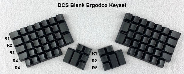 DCS PBT Blank Ergo Keycap Set