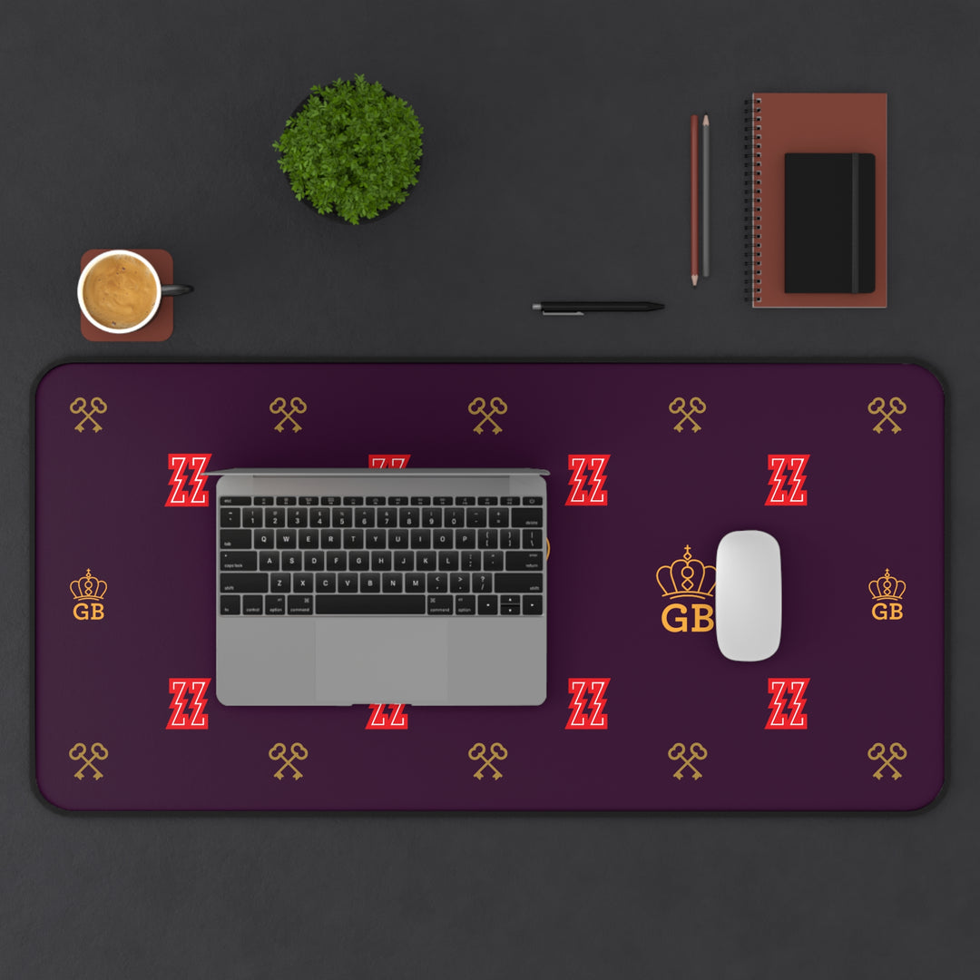 Grand Budapest Deep Aubergine Desk mat