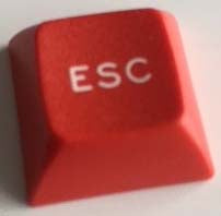 "ESC" Keys Single Novelty Keycap (double-shot)
