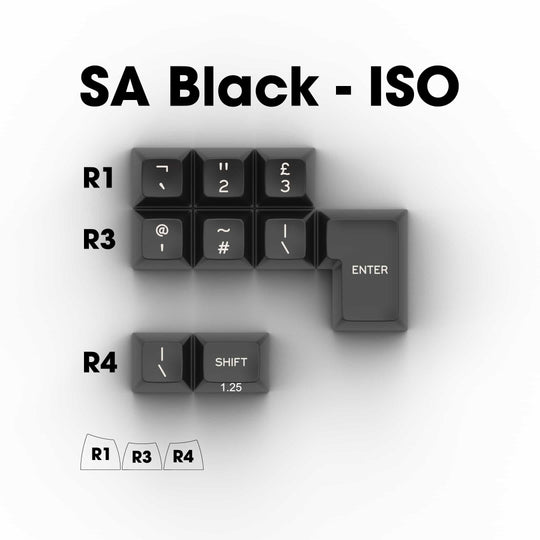 SA White on Black