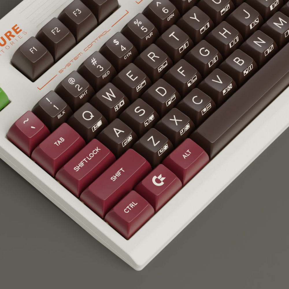 SA "Retro" 40% Mod Burgundy Kit (53 keys) | C64 Inspired
