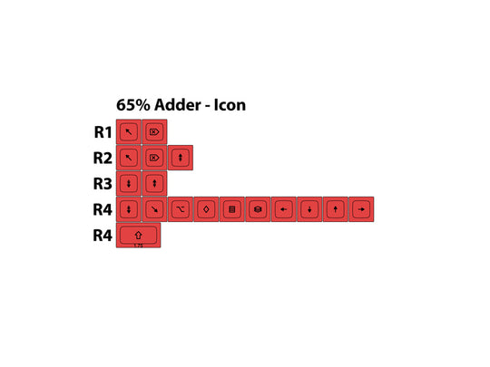 SA-P Sublimated 65% Adder Set | Icon Legends
