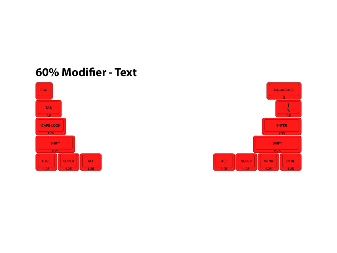 G20 Sublimated 60% Modifier Set | Text Legends