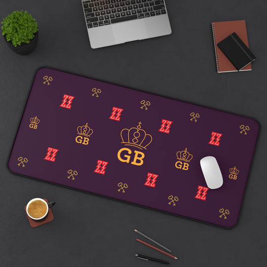 Grand Budapest Deep Aubergine Desk mat