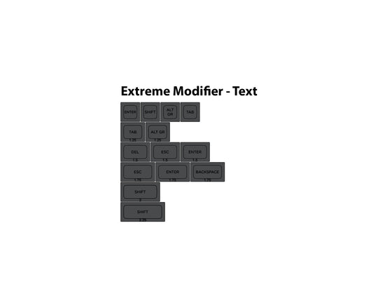 DSA "High Contrast Granite" Extreme Modifier Set | Text Legends