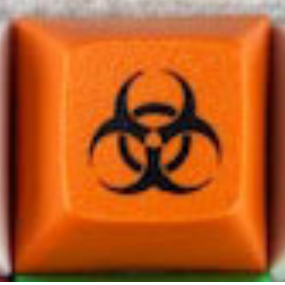 DSA "Biohazard" Keycap