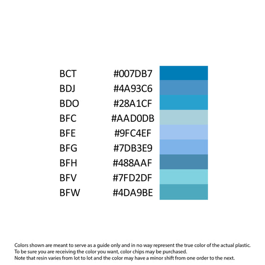 PBT Colors - Blue