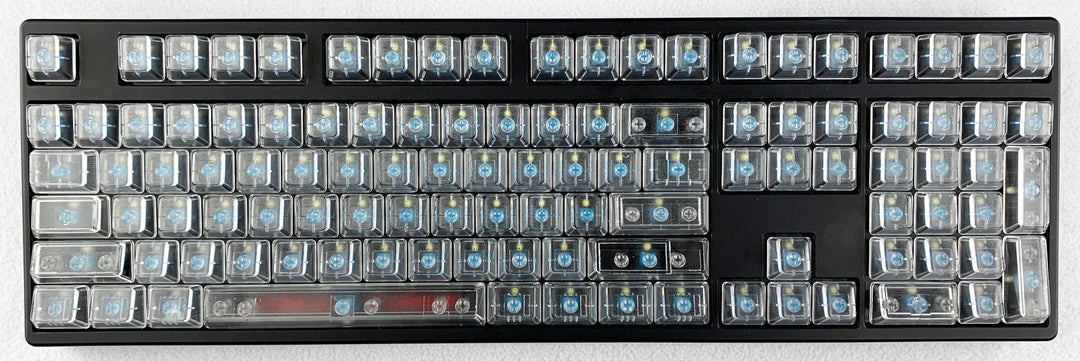 DCS Clear 80% TKL Adder Keycap Set | Translucent Keyboard Keys
