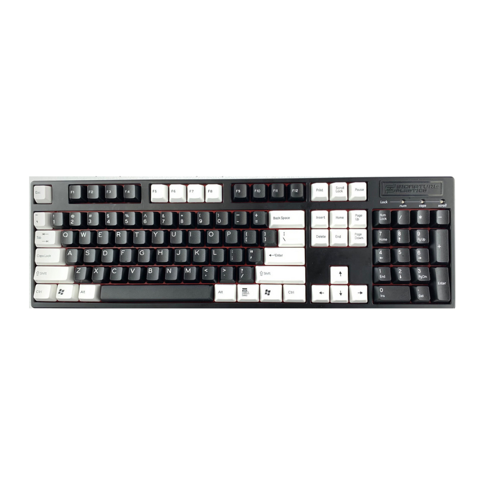 DCS "Black & White" 80% TKL Keycap Set | White Version