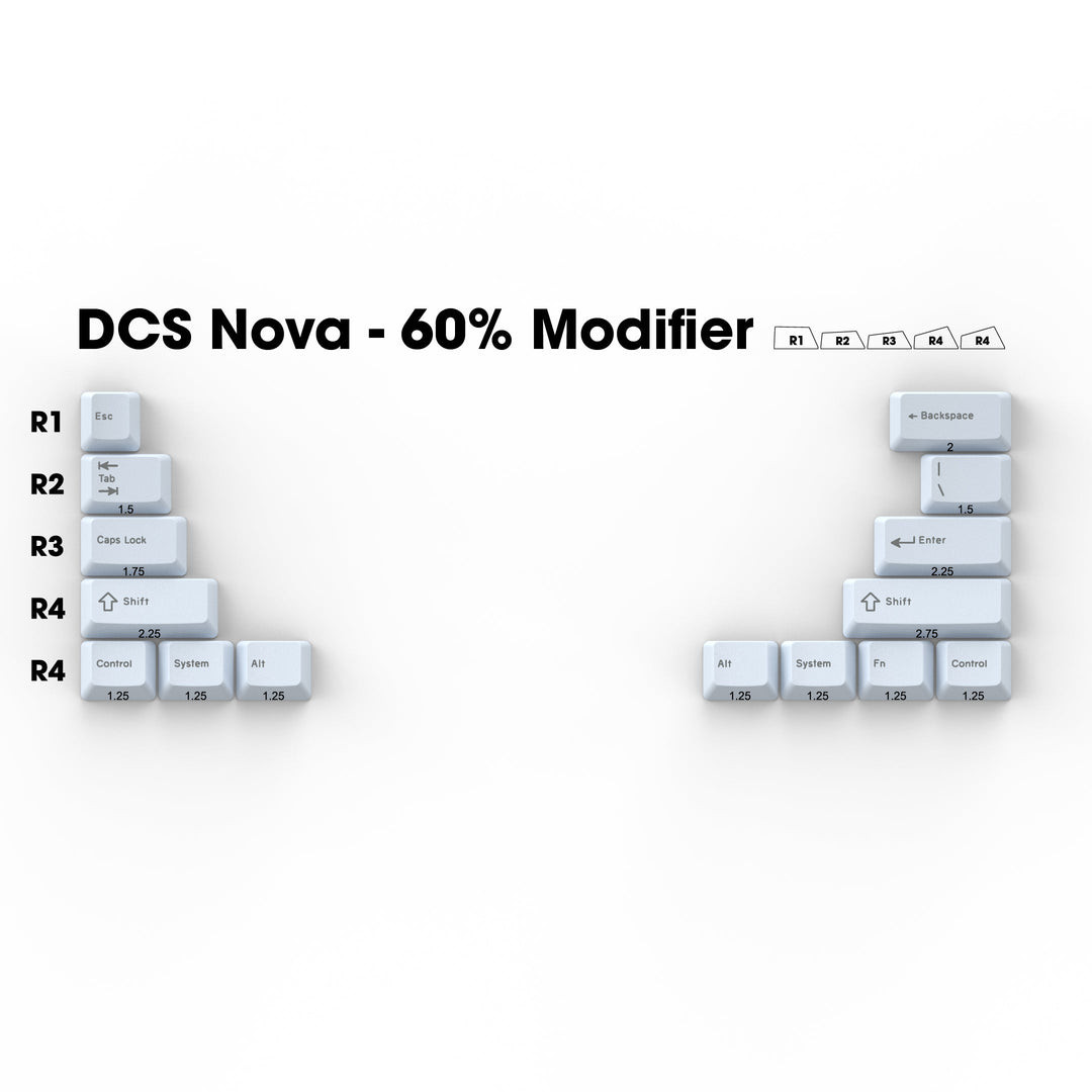 DCS "Nova" Mix-and-Match 80% TKL Keyboard
