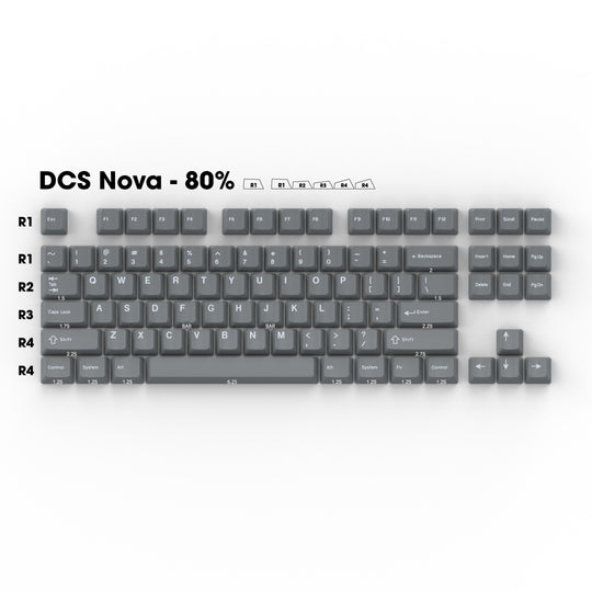 DCS "Nova" Individual Keycap - Doubleshot Set