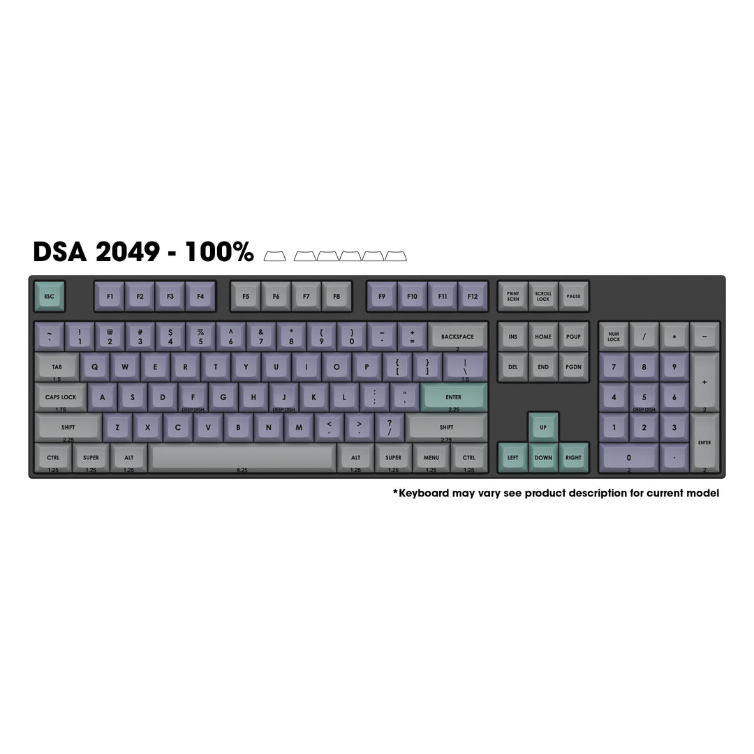 DSA "2049" 100% Mechanical Keyboard | Blade Runner Inspired | Cyberpunk Futuristic | Pre-Built and Ready to Use