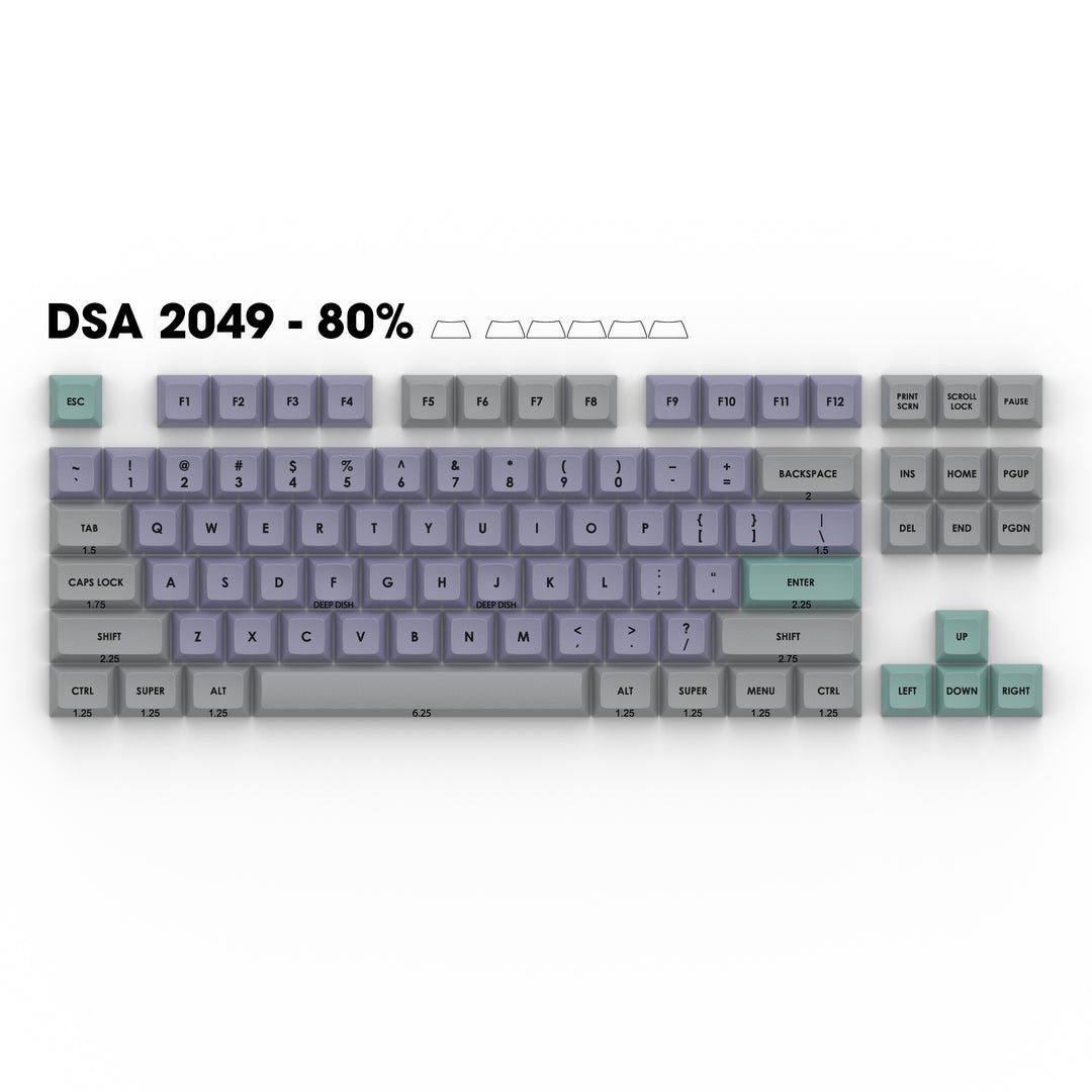 DSA "2049" 80% TKL Set