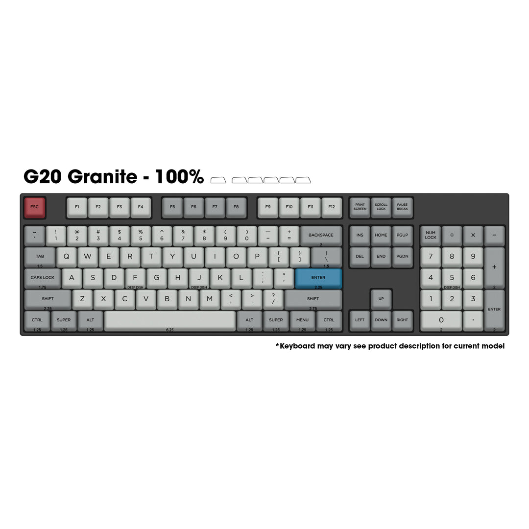G20 "Granite" 100% Keyboard | Pre-Built and Ready to Use