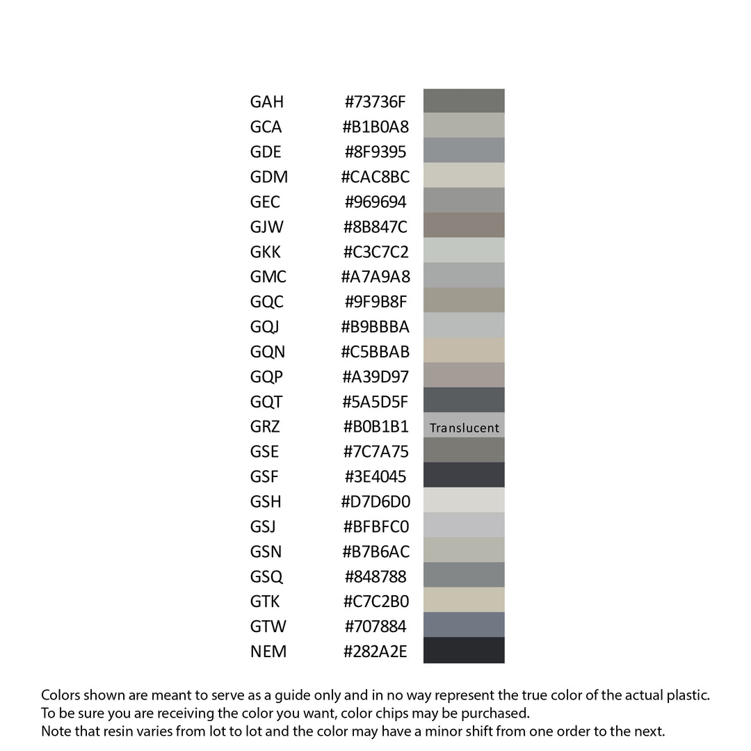 PBT Colors - Gray / Black – Signature Plastics