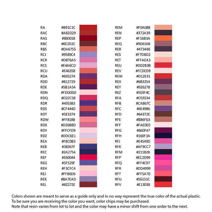 ABS Colors – Signature Plastics
