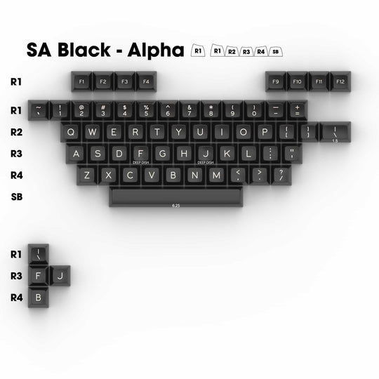 SA White on Black