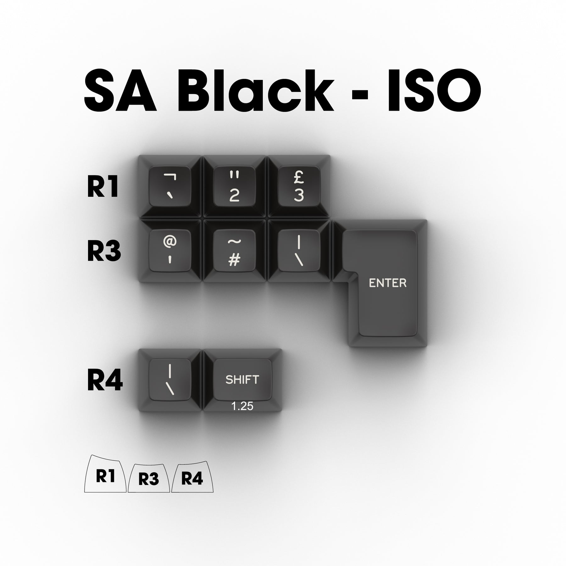 SA Double Shot Individual Key | NN/WFK – SPKeyboards