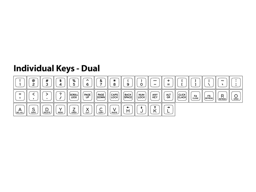 SA-P Flex Individual Keys – Signature Plastics