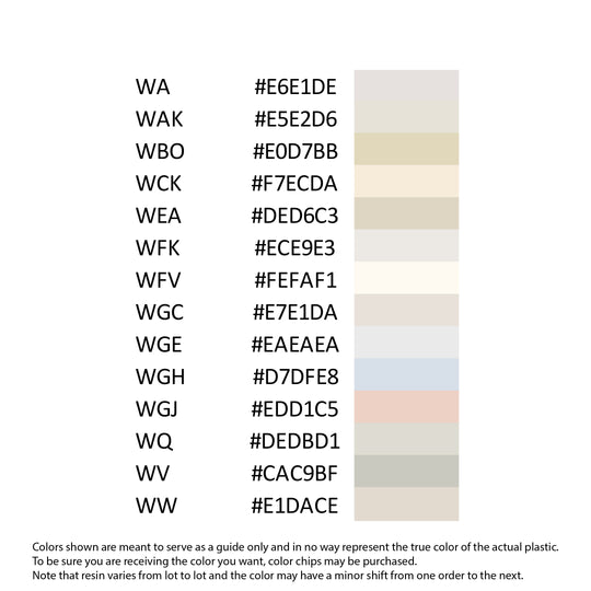 ABS Colors - White – Signature Plastics