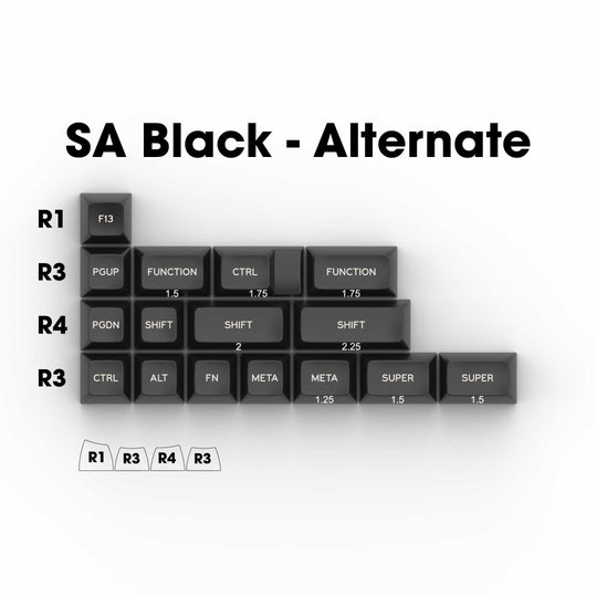 SA White on Black