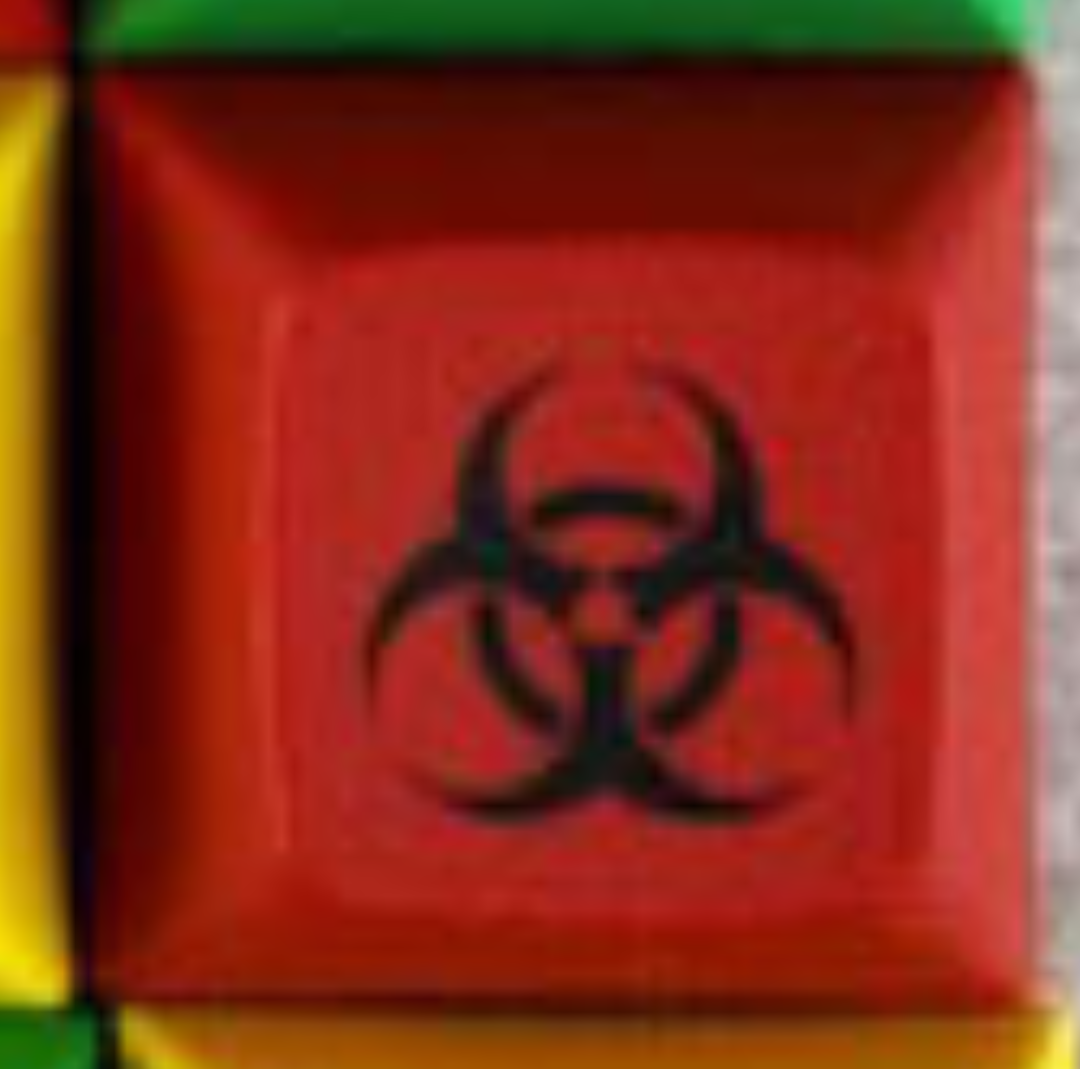 DSA "Biohazard" Keycap