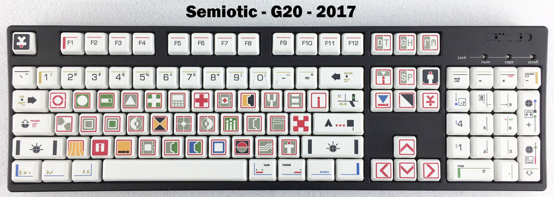 G20 "Semiotic" Single Individual Keys  | Alien Inspired
