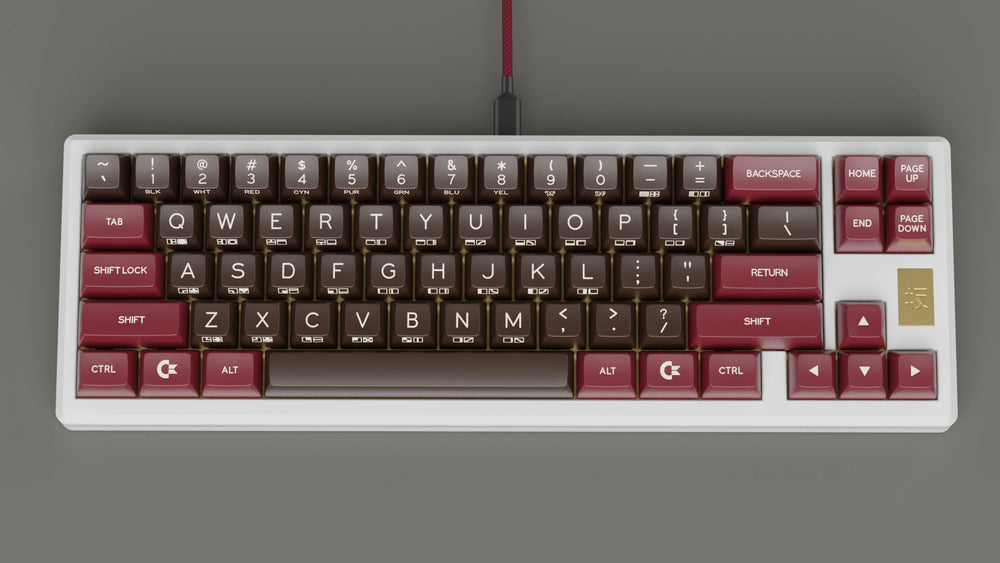 SA "Retro" ISO / Nordic (55 keys) Keycap Set | C64 Inspired