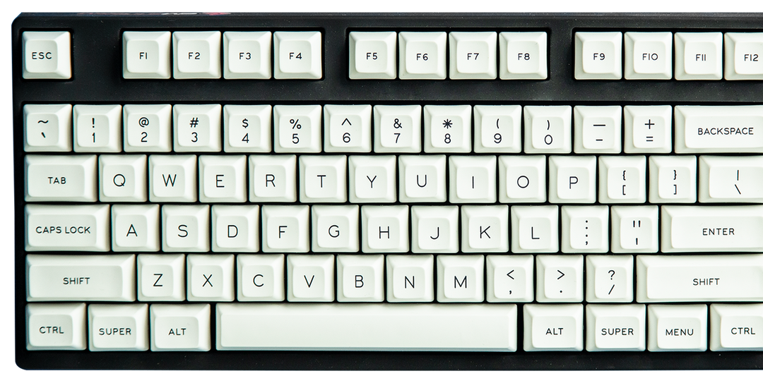 SA "Ice Cap" Keycap Set Ergo Text Modifier (44 keys)
