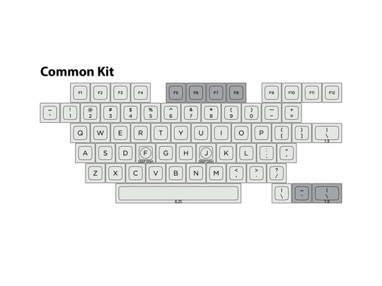DSA "Granite" Keycap Common Set