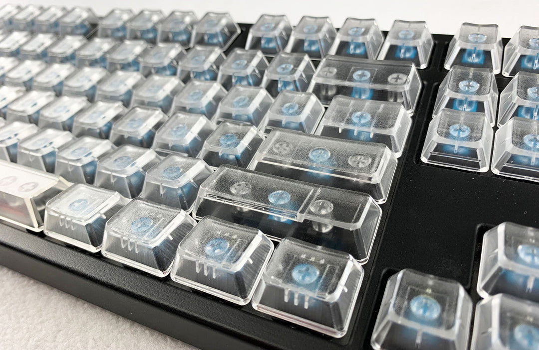 DCS Clear 60% Mod Keycap Set | Translucent Keyboard Keys