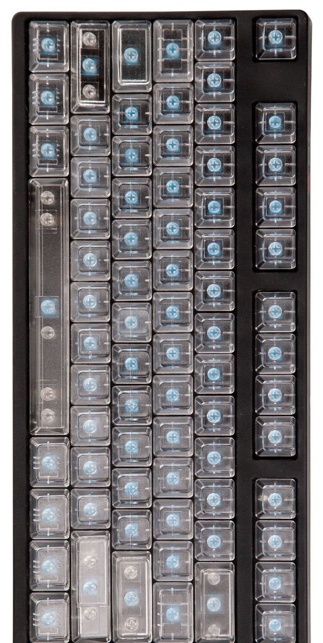 DCS Clear - Individual Keycaps – Signature Plastics