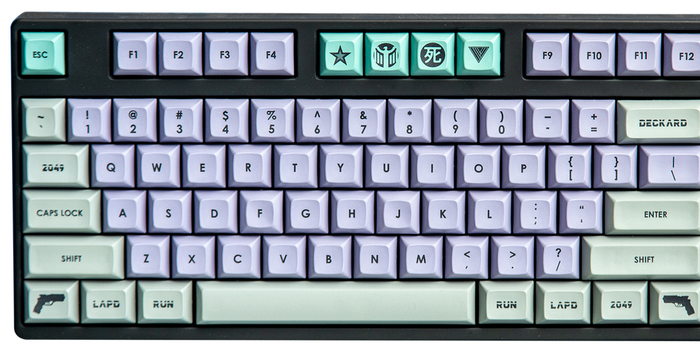 DSA "2049" Alpha Keycap Set | English