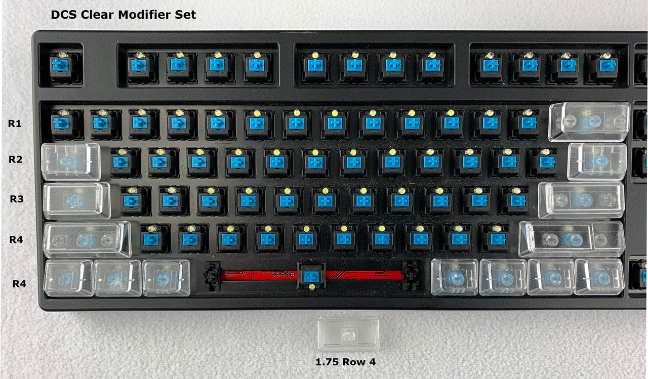 DCS Clear - Individual Keycaps – Signature Plastics