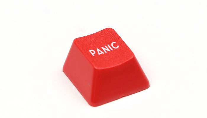 DCS "Panic" Novelty Keycap Row 1